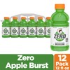 Gatorade Zero Sugar Apple Burst 12oz 12pk