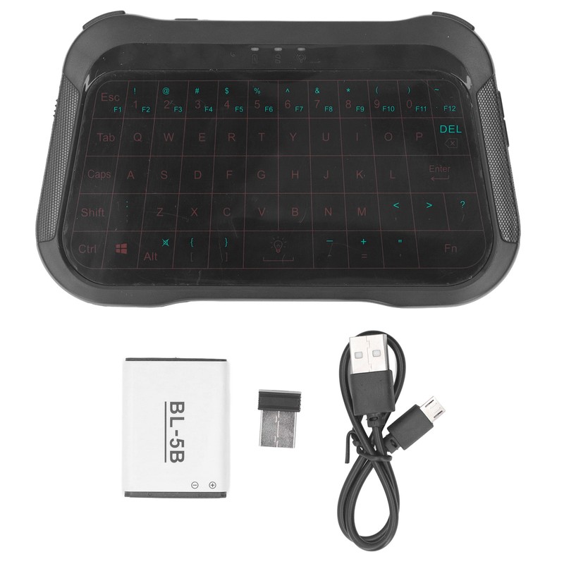 Wireless Keyboard Touchpad Combo ABS RGB Backlight Touch Keyboard for