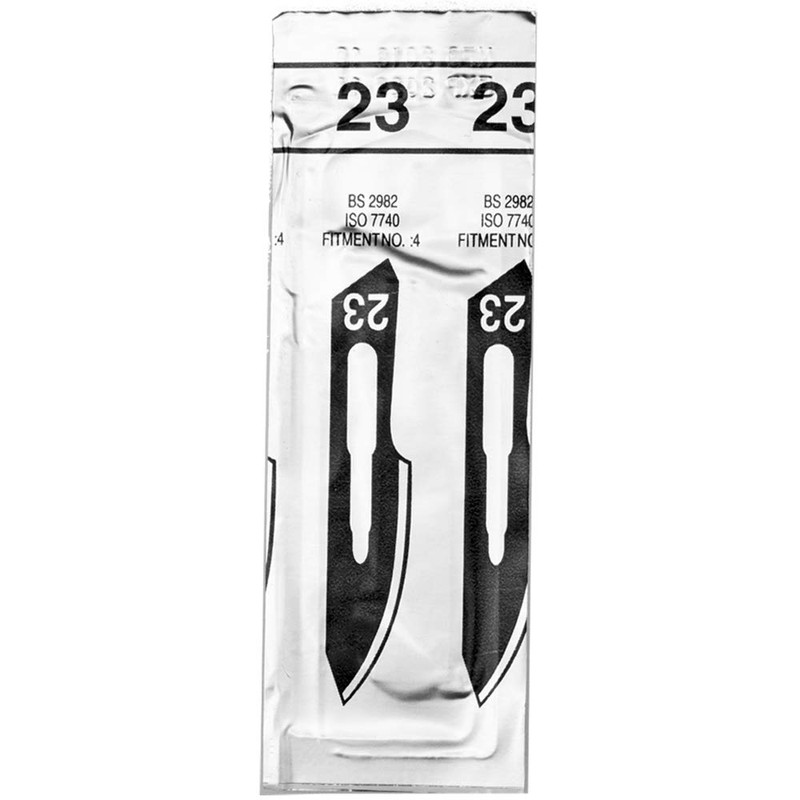 May Scalpel Blades Figure 23 for Scalpel Holder No. 4