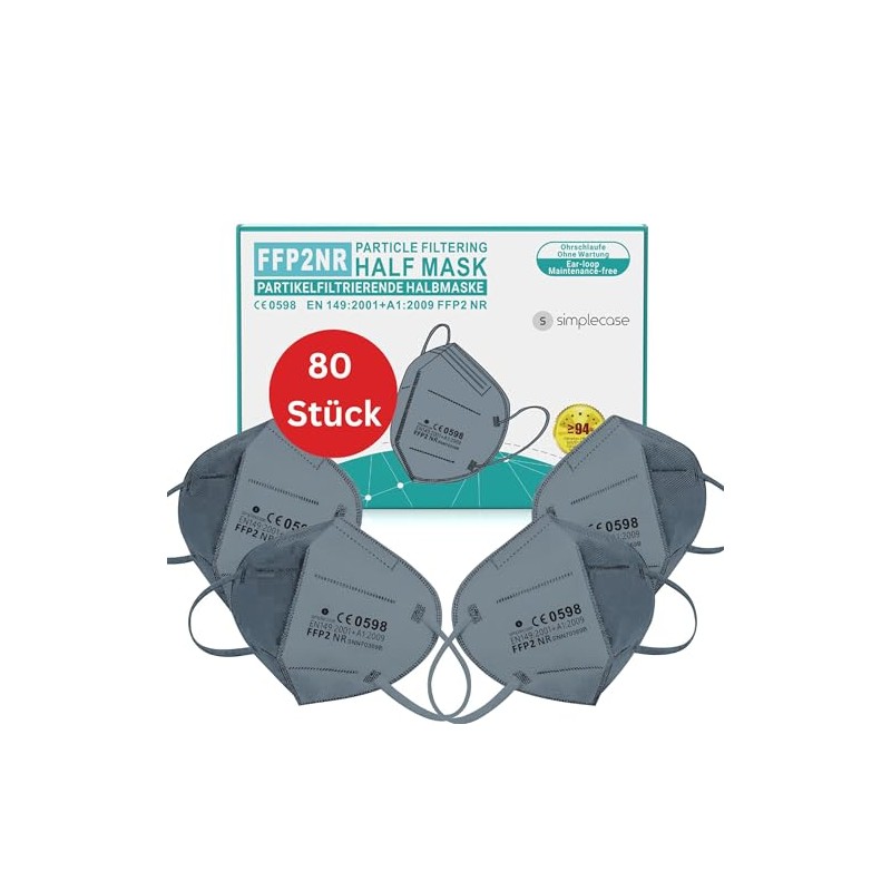 Simplecase FFP2 Mask, Certified by Officially Named Body 0598, Respirator