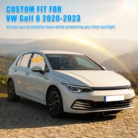 XCBYT Sun Protection Car Side Window for VW Golf 8 2020-2023, Magnetic Car Windows, Privacy Screen, Window Blackout, Sun Visor, UV Protection, Breathable, in Car, Sleeping, Camping