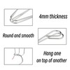 Stainless Steel Shoe Drying Rack 4 Pack, Shoe Hanger(A)
