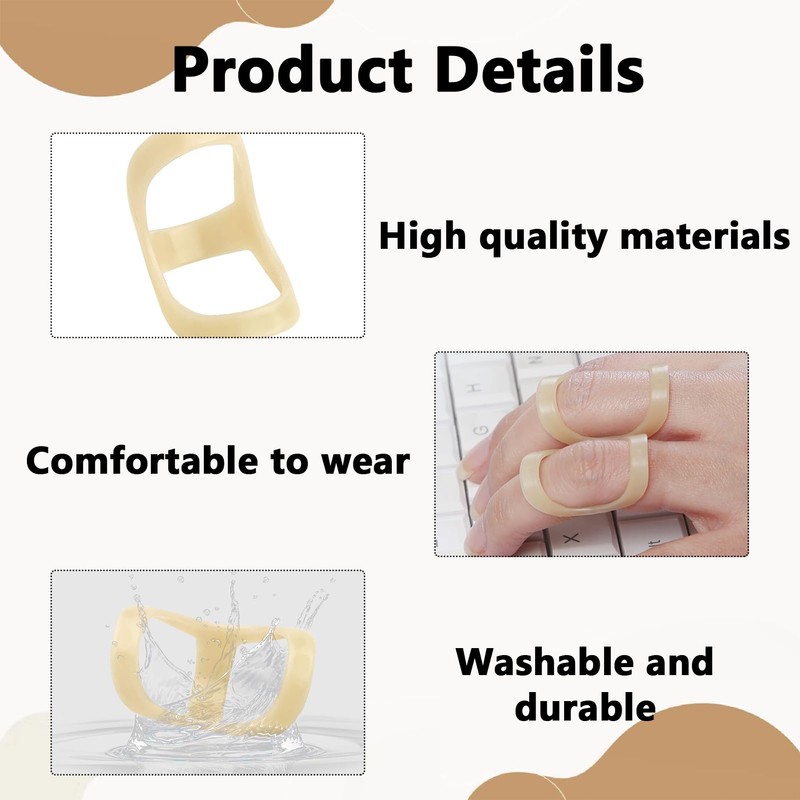 Trigger Finger Splints,14 PCS Oval 8 Finger Splint Oval thumb