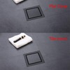 RANDOM Black Shower Drain Square with Removable Tile Insert 6
