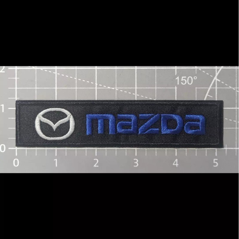Unbranded Mazda Patch Logo Japanese Cars Motorsport Embroidered Iron On