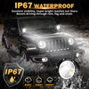 Auxbeam 4In 72W Round Led Offroad Light, 2PCS 7200LM Spot