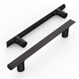Amerdeco 10 Pack Oil Rubbed Bronze Cabinet Pulls 5 Inch(128MM) Hole Centers Kitchen Cabinet Handles Cabinet Hardware Kitchen Handles for Cabinets Cupboard Handles Drawer Pulls ZH0028