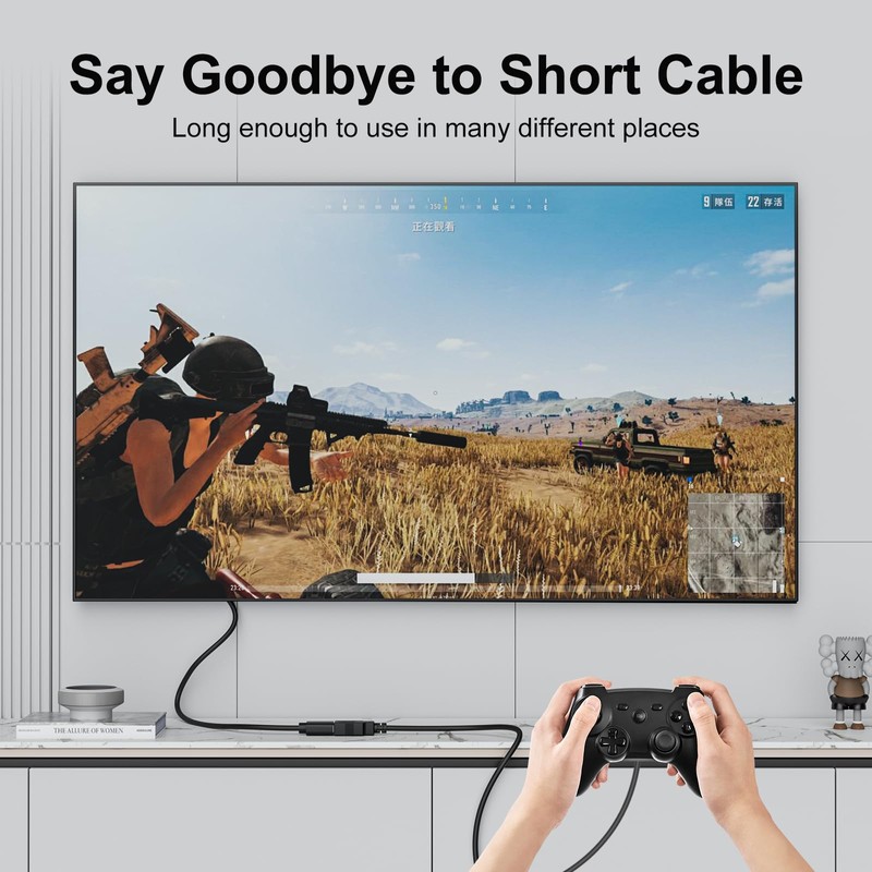 Kehtmay USB 3.0 Extension Cable 25FT, 5Gbps Data Transfer, Male