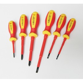 Insulated Screwdriver 6Piece Set, Chrome Vanadium Steel