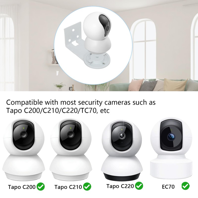 TEKCAM Metal Ceiling Mount Bracket 2 Pack Compatible with TP-Link