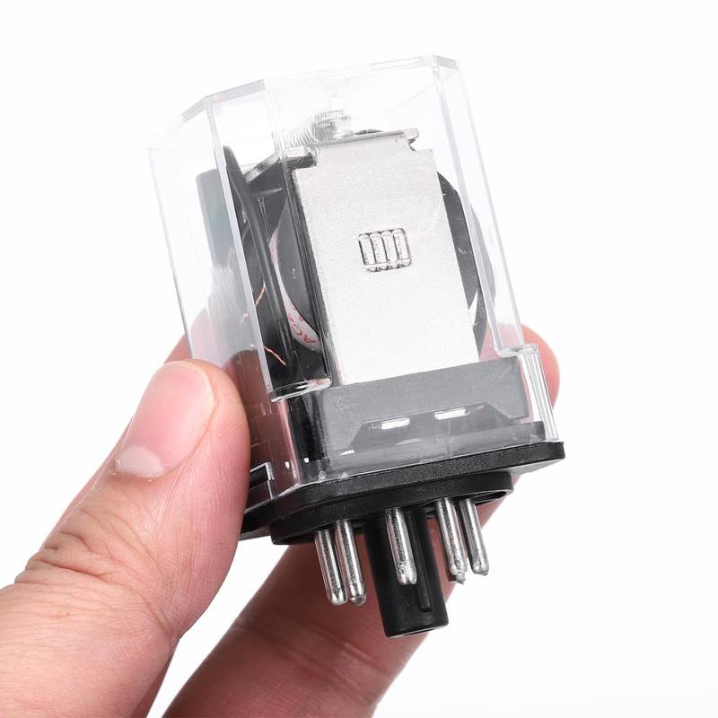 sourcing map DPDT Electromagnetic Power Relay, DC 24V Coil 10A