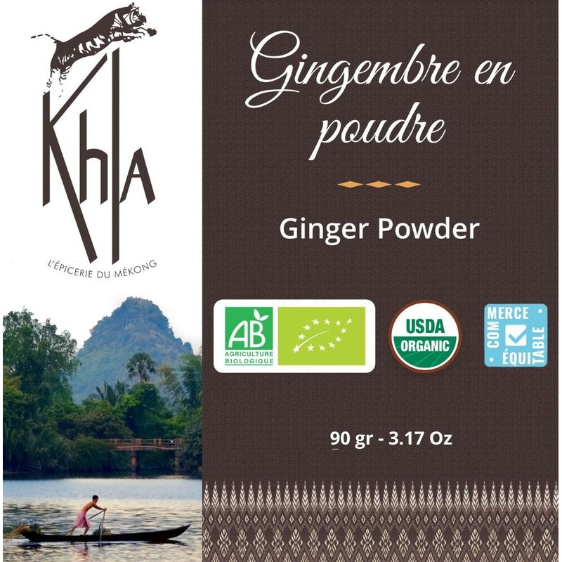 KHLA - Ginger Powder - Organically Produced and Fair Trade