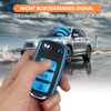 QBUC Car Key Case for VW, TPU Dustproof Key Box,