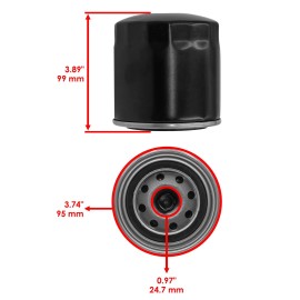 Caltric M131053 48462-01 723-04032A Oil Filter For Scag / Cub Cadet / John Deere