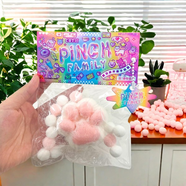 Squeeze Toy, Cat Paws Squeeze Toy with Balls, Funny, Squishy
