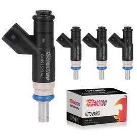 Fuel Injector Pack of 4 Compatible with Chrysler 200 2011-2014 Sebring 2007-2010 for Dodge Avenger 2008-2014 Caliber 2007-2012 Journey 2009-2015 for Jeep Patriot Compass 2007-2017 2.0L 2.4L L4 4 Holes