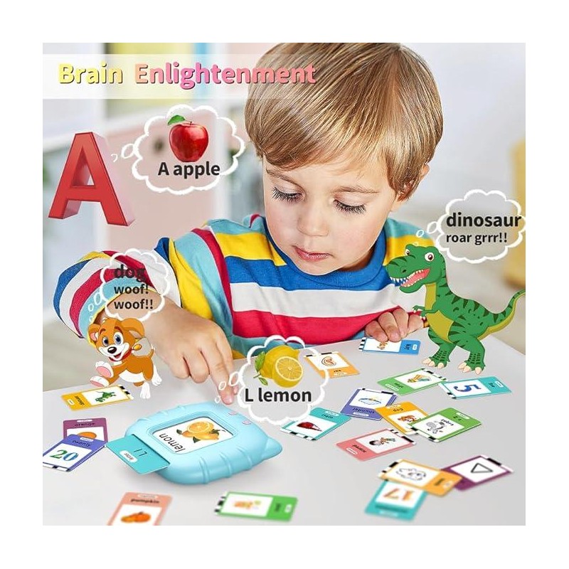 English and Spanish Bilingual Talking Flashcard Toys With 224 Common