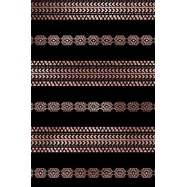 Rose Gold and Black Bohemian Composition Notebook - Small Ruled Notebook - 6x9 Lined Notebook (Softcover Journal / Notebook / Diary) (6x9 Lined Softcover Notebook, Band 5)