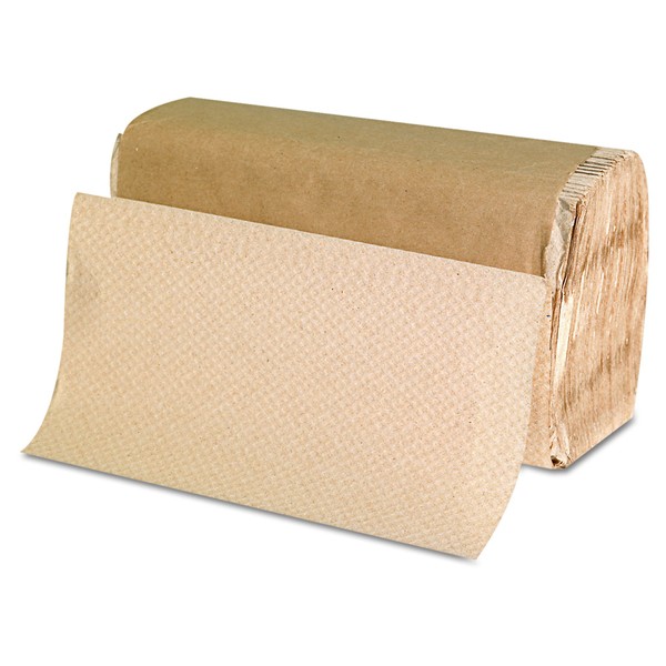 GEN 1507 Singlefold Paper Towels, 9 x 9 9/20, Natural, 250 per Pack (Case of 16 Packs)