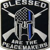 Blessed are The Peacemakers Patch Embroidered Applique Iron On Sew