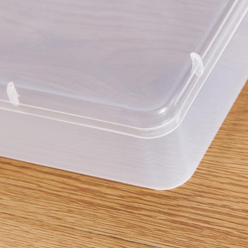 Clear Plastic Storage Box Organizer Reusable Storage Box Face Cover