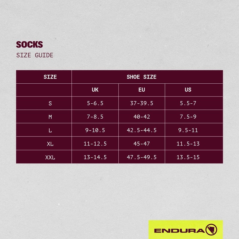 Endura Bandwidth Fahrradsocken für Herren, Aqua, S