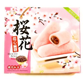 2 Pack Royal Family Mochi Roll( Cherry Blossoms Red Beans Flavor) 10.6 Oz Each