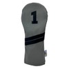 Gray and Black Sunfish Leather Golf Club Headcover Set 1-3-X