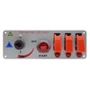 Riloer 12V 40A Universal Racing Car Ignition Switch Panel Set
