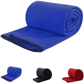 Fleece Sleeping Bag Liner，Sleeping Bag Liner with Zipper，Camping Sleeping Bag Liner，Sleep Sack Adult Travel，Sleeping Bag Sheets，Sleeping Bag Liners Lightweight Travel Camping Sheet Sleep.（Light Blue）