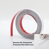 Matte White Molding Trim Peel and Stick, Flexible Mirror Border