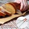Diyxisk Brotmesser Wellenschliff, Dauerhaft Brotmesser, Edelstahl Brötchenmesser, Super Scharf Brotschneider,