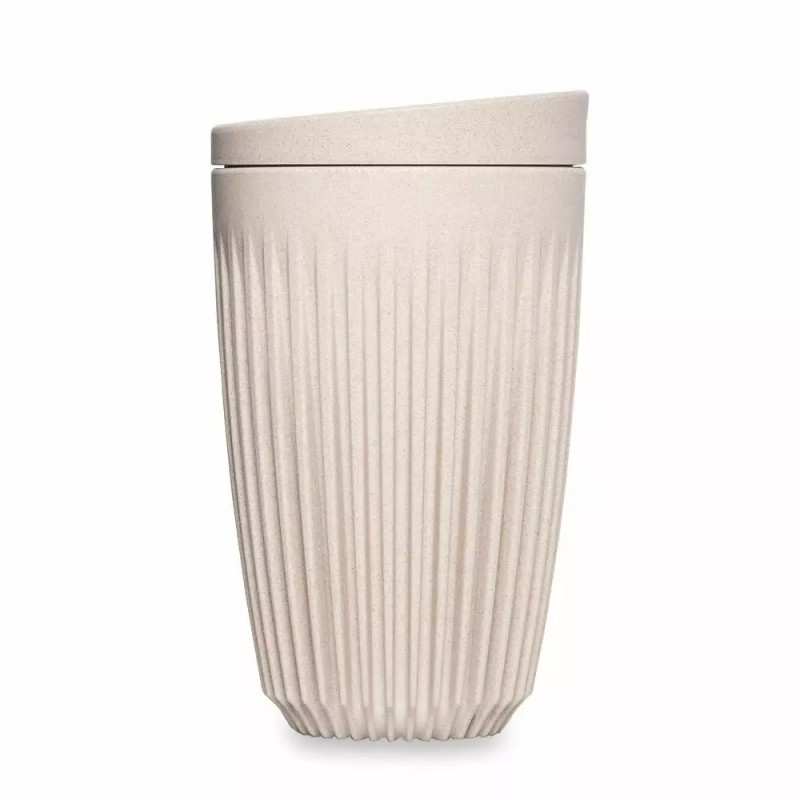 Huskee Cup + Lid 12oz (Natural)