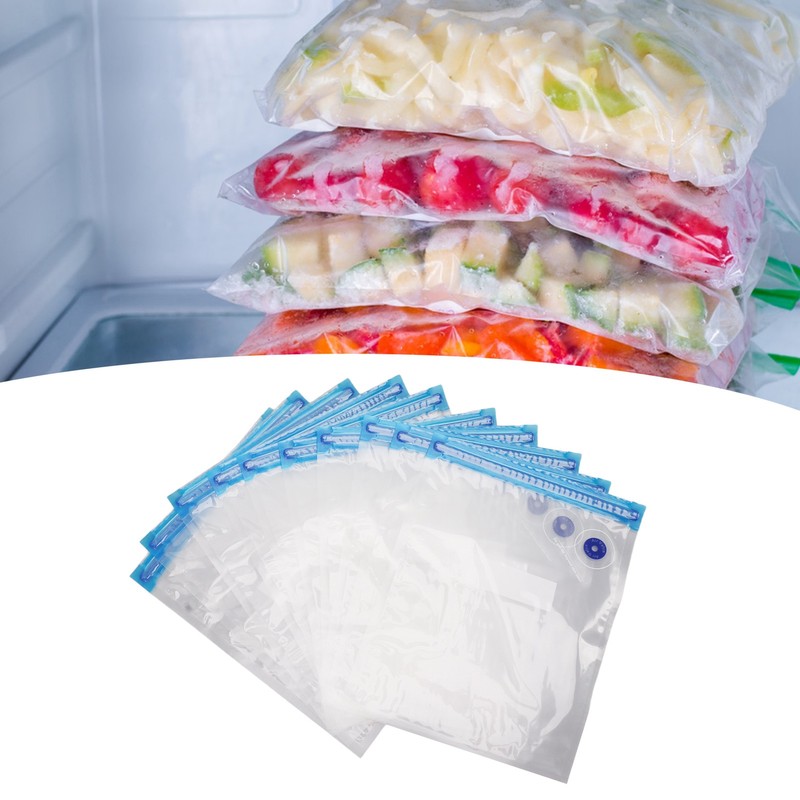 10pcs Vacuum Sealer Bags Multipurpose Food Vacuum Compression Bags for
