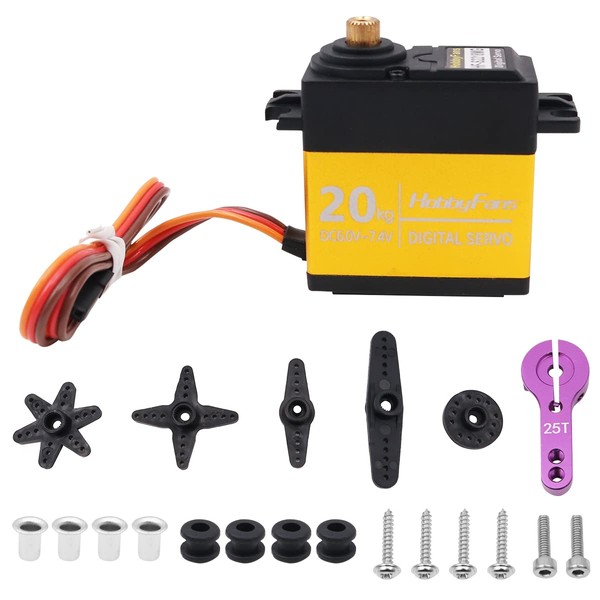 WANGCL DS32180RC 20 kg Waterproof Servo Model Making Steering with