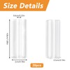 MOROBOR Mini Self-Stick Instant Cabinet Drawer Pulls, 20pcs Clear Silicone