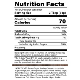 Hoosier Daddy BBQ Sauce Ghost Roast 16oz