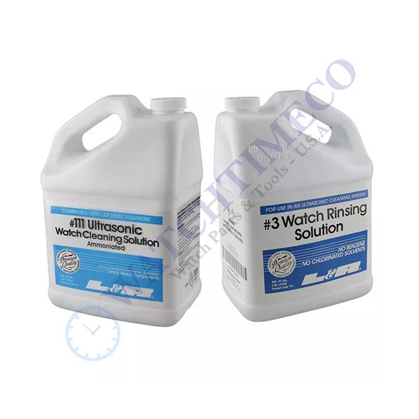 L&R #111 Watch Cleaning and L&R #3 Watch Rinsing Solution