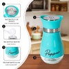 2 Pack Salt & Pepper Shakers Set, Refillable Salt Pepper