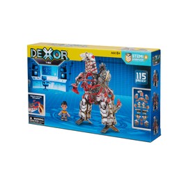 DEXOR T-Rex | Robot Dinosaur Mech Action Model | Build-Your-Own Dinosaur Toy, STEM Building Sets for Boys, Girls & Kids Ages 6 – 10 and Up (115+ Pieces)
