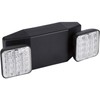 Morris Products Square Head Micro LED Emergency Light – Black,