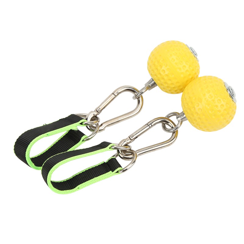 Climbing Pull Up Hand Grips Ball Set with Webbing Buckle