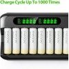 ENEGON 8 Pilas AA Recargables 2800mAh Baterias Recargables AA 1.2