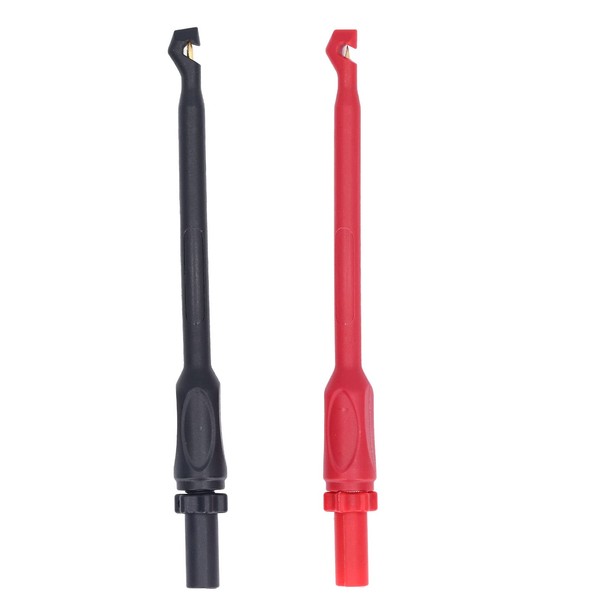 2 Pieces Multimeter Test Hook Clip Piercing Probe 4 mm