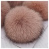 GreatRise Pack of 2 Fur Pompoms for Hats, Artificial Hair