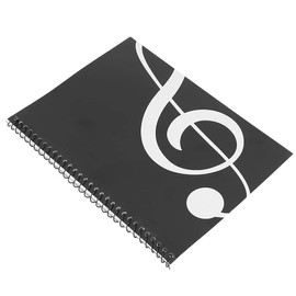 Cuaderno de Papel de Pentagrama, Cuaderno de Música de 50 Páginas para Compositores, Principiantes, con Cubierta, Papel de Escritura de Manuscritos de Partituras (Patrón de nota