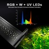 MagTool Brite Series Auto Aquarium LED Light with App-Controlled RGB+W