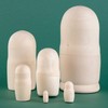 Unpainted Russian Dolls 6 Unpainted Matryoshka Dolls Handmade in Russia