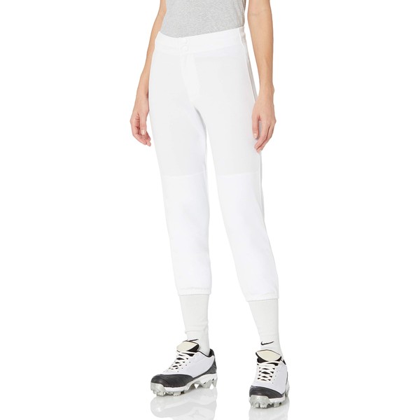 Intensity Women's Low Rise Double Knit Pant, Large, White