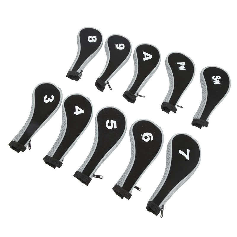 10Pcs Golf Club Head Cover Neoprene Golf Head Cover for